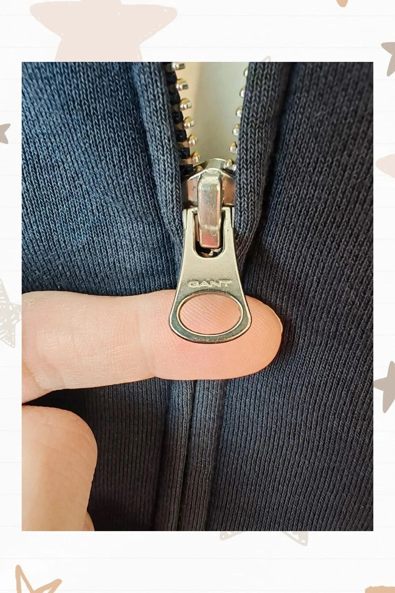 Sudadera GANT com zíper – photo 3